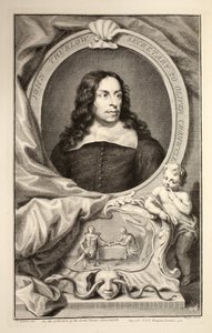 John Thurlow portréja, illusztráció a „Heads of Illustrious Persons of Great Britain”, pub. Írta: Knapton, London, 1742 alkotó: Jacobus Houbraken