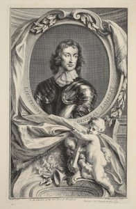 Lambert altábornagy portréja, illusztráció a "Heads of Illustrious Persons of Great Britain" című kötetből, Knapton kiadó, London 1742. alkotó: Jacobus Houbraken