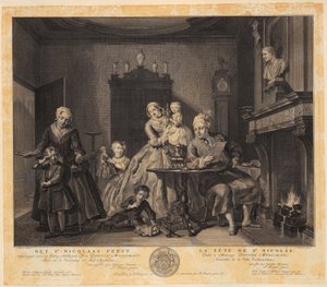 Szent Miklós ünnepe alkotó: Jacobus Houbraken