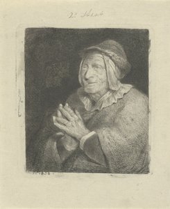 Idős nő alkotó: Jacobus Ludovicus Cornet
