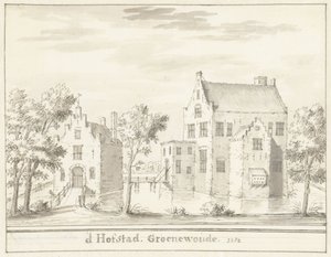 A Groenewoude kastély Woudenberg mellett, 1382-ben 