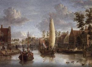 Csatorna uszályokkal alkotó: Jacobus Storck