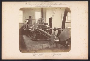 Gőzszivattyúállomás alatt Vijzelekkel / Capelle aan den IJssel 1869. szeptember 4. (cím az objektumon) A tavak helyreállítása Schielandban Rotterdamtól keletre (a sorozat címe a tárgyon)
