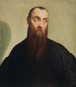 Egy szakállas férfi portréja alkotó: Jacopo Bassano