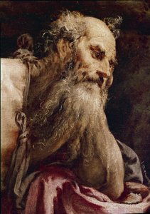 Szent Jeromos a meditációban alkotó: Jacopo Bassano
