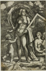 Vénusz és Ámor alkotó: Jacopo Francia