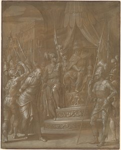 Krisztus Heródes előtt alkotó: Jacopo Ligozzi