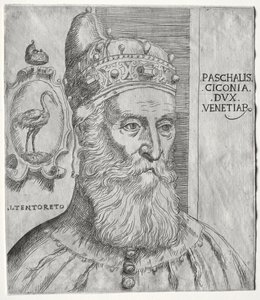 Pasquale Cicogna, Velence dózse portréja. alkotó: Jacopo Palma il Giovane