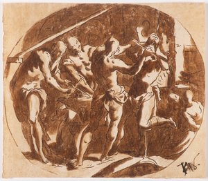 Héphaisztosz a kovácsműhelyben. alkotó: Jacopo Palma il Giovane the Younger