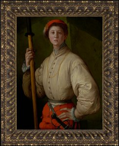 Halberdier portréja (Francesco Guardi) alkotó: Jacopo Pontormo