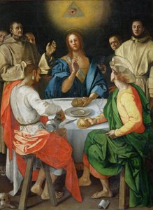 Vacsora Emmausban alkotó: Jacopo Pontormo