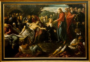 Lázár feltámasztása alkotó: Jacopo Robusti (studio of) Tintoretto