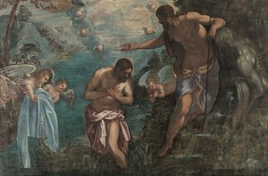 Krisztus keresztsége, 1580-as évek alkotó: Jacopo Robusti Tintoretto