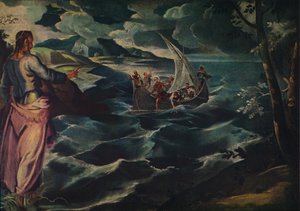 Krisztus a Galileai-tengernél, 1575-1580. alkotó: Jacopo Robusti Tintoretto