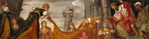 Eszter Ahasvérus előtt, 1552-55 alkotó: Jacopo Robusti Tintoretto