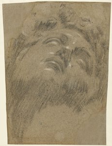 Giuliano dei Medici Michelangelo után, 1550 körül (kréta papíron) alkotó: Jacopo Robusti Tintoretto
