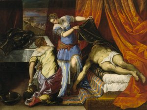 Judit és Holofernész, 1577 körül (olaj, vászon) alkotó: Jacopo Robusti Tintoretto