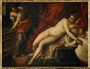 Léda és a hattyú alkotó: Jacopo Robusti Tintoretto