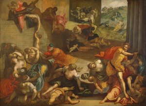 Az ártatlanok mészárlása alkotó: Jacopo Robusti Tintoretto