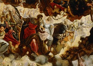 Paradise ... (festmény vászonra) alkotó: Jacopo Robusti Tintoretto