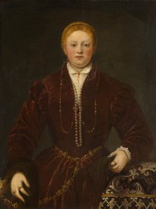 Fiatal hölgy portréja, 1555 körül. alkotó: Jacopo Robusti Tintoretto