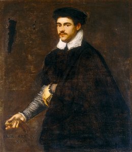 Egy fiatal férfi portréja alkotó: Jacopo Robusti Tintoretto