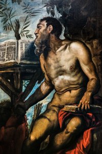 Szent András és Szent Jeromos, 1551-52 körül (olaj, vászon) alkotó: Jacopo Robusti Tintoretto