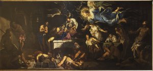 Szent Rókus a börtönben Egy angyal meglátogatta, 1567. alkotó: Jacopo Robusti Tintoretto