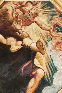 Jupiter által égetett Semele, 1541 körül (olaj, vászon) (lásd még: 3664213) alkotó: Jacopo Robusti Tintoretto