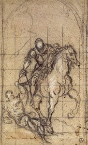 Jacopo Robusti, Tintoretto (1519-1594) tanulmánya San Martino számára, rajz alkotó: Jacopo Robusti Tintoretto