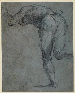 Egy előrehajló férfialak tanulmányozása, 1575-1585 körül alkotó: Jacopo Robusti Tintoretto