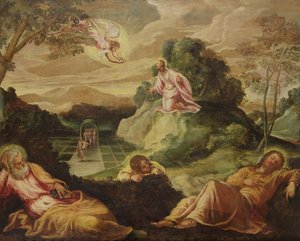Agónia a kertben alkotó: Jacopo Robusti Tintoretto