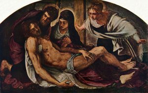 The Deposition, 1563, 1930. alkotó: Jacopo Robusti Tintoretto