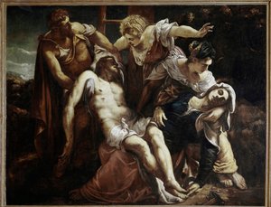 The Deposition of Christ, 1559 körül (olaj, vászon) alkotó: Jacopo Robusti Tintoretto