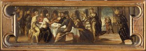 Belsazár ünnepe. alkotó: Jacopo Robusti Tintoretto