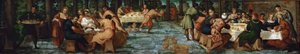 Belsazár ünnepe, 1543 körül. alkotó: Jacopo Robusti Tintoretto