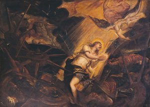 Szent Katalin vértanúsága, Jacopo Robusti, Tintoretto néven ismert (1518-1594), Patriarchális Palota, Velence, Olaszország alkotó: Jacopo Robusti Tintoretto