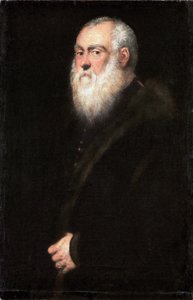 Német: Bildnis eines weißbärtigen Mannes II. Zsigmond király arcképe (1520-1572) alkotó: Jacopo Tintoretto