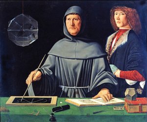 Olasz: Luca Pacioli portréja Luca Pacioli portréja alkotó: Jacopo de