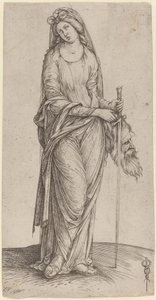Judit, aki a Holofernész fejét tartja, c. 15011503. alkotó: Jacopo de Barbari