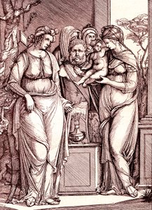 A Priapusnak hozott áldozat alkotó: Jacopo de