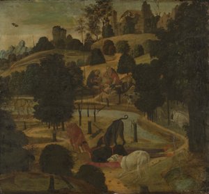 Actaeon halála alkotó: Jacopo del Sellaio