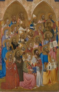 Adoring Saints (a San Pier Maggiore-oltár szárnya). 1370-71