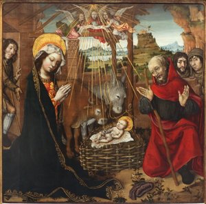 A Gyermek imádása alkotó: Jacquelin de Montluçon