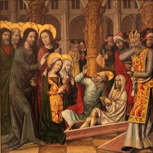 Lázár feltámadása alkotó: Jacquelin de Montluçon