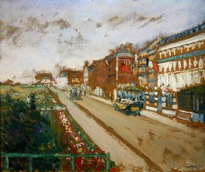 Dieppe, 1920 körül (olaj, vászon) alkotó: Jacques-Emile Blanche