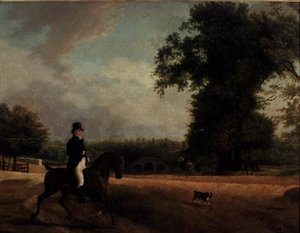 George lóháton él alkotó: Jacques-Laurent Agasse