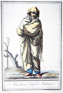 Egy csehországi zsidó kereskedő, az „Encyclopedie des Voyages”-ből, L. F. Labrousse metszete