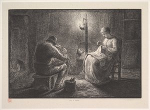 Éjszaka, a Nap négyszer című sorozatából, 1830-75.