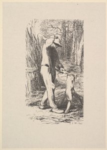 Favágó, aki köcsögöt készít, 1853.